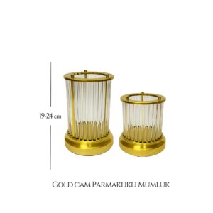 Gold Cam Parmaklıklı Mumluk Kiralama, Düğün Nişan Organizasyon Malzeme Kiralama